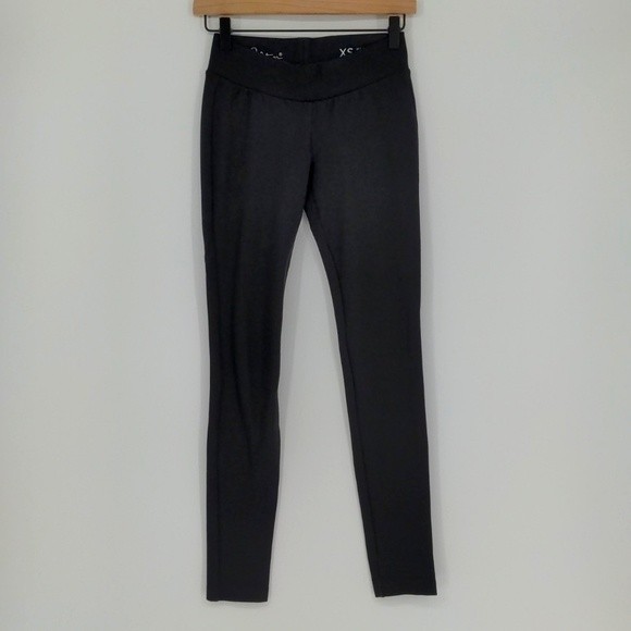 Lilly Pulitzer Black‎ Mia Legging Back Pockets Elastic Waist Size Extra Small - Picture 1 of 15